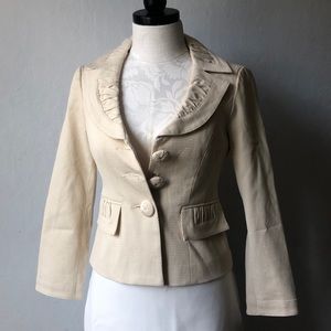 Nanette Lepore Structured Cinched Tailored Blazer